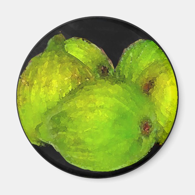 Imã Figs Watercolor - Magnet (Frente)