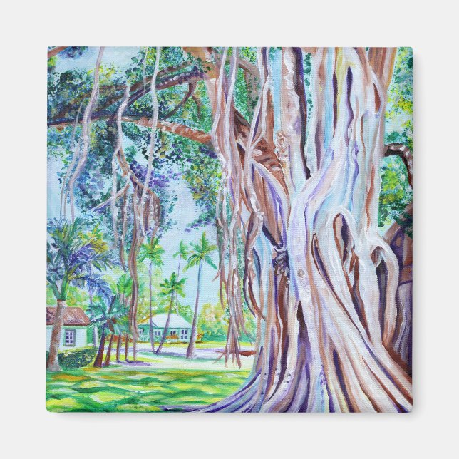 Imã Figueira de Banyan em Waimea Plantation Cottages  (Frente)