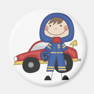Imã Figura camiseta da vara do motorista de carro de