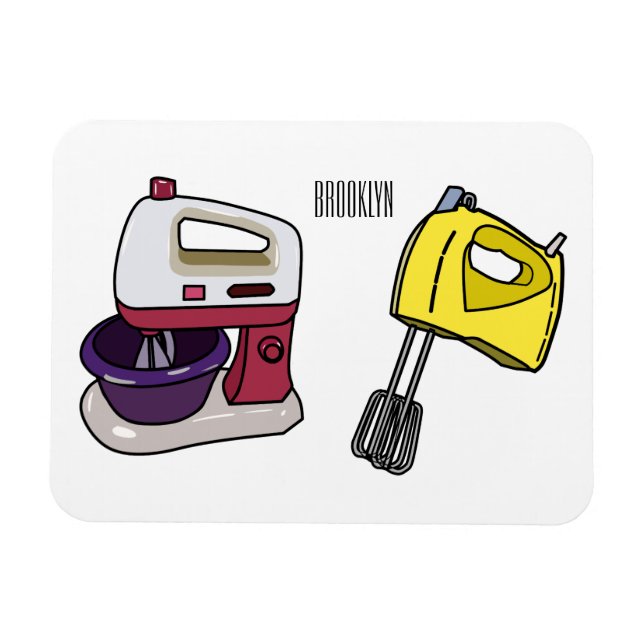 Ímã Figura de desenho animado do Mixer (Horizontal)