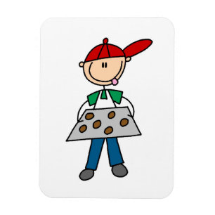 Ímã Figura de Palito Assando Biscoitos