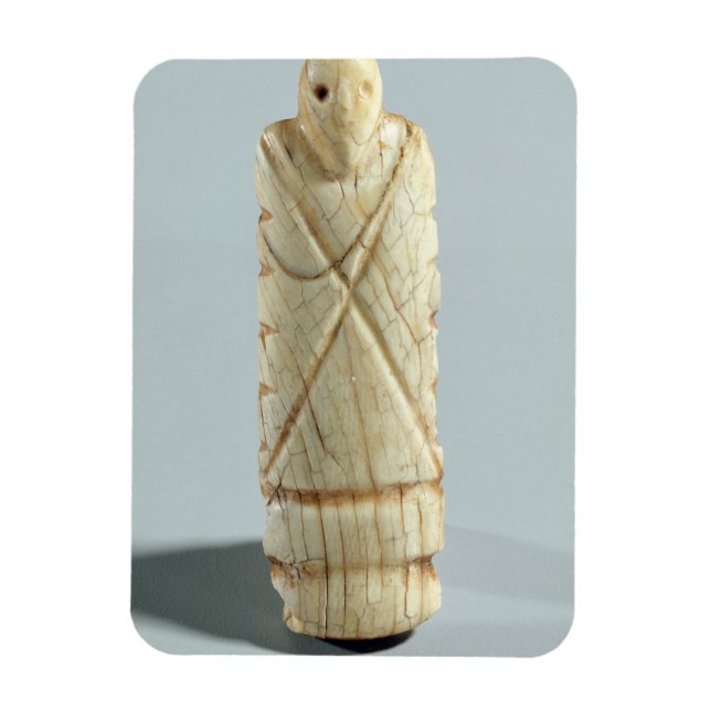 Ímã Figura de um homem barbudo (marfim elefante) (Vertical)