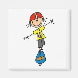 Imã Figura do Skateboard