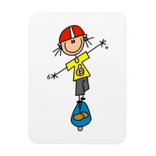 Ímã Figura do Skateboard