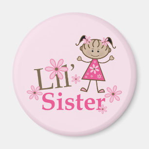 Imã Figura étnica menina da vara da irmã de Lil