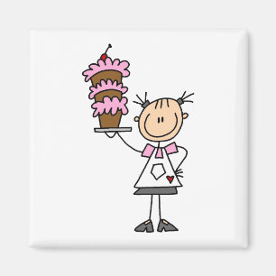 Imã Figura fêmea camiseta e presentes da vara do