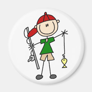 Imã Figura ímã da vara de pesca