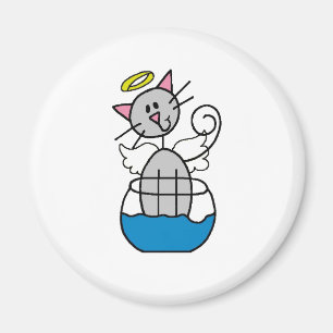 Imã Figura ímã da vara do gato do anjo