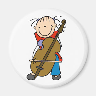 Imã Figura ímã da vara do violoncelo