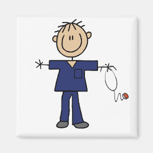 Imã Figura masculina pele da vara do meio da