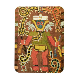 Ímã Figura mitológica bordada, Paracas Necropoli
