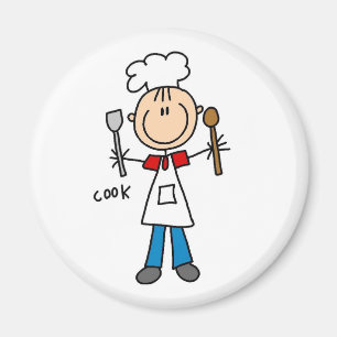 Imã Figura t-shirt e presentes da vara do cozinheiro