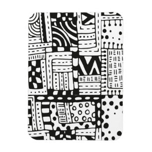 Ímã Figuras inspiradas do abstrato do indiano