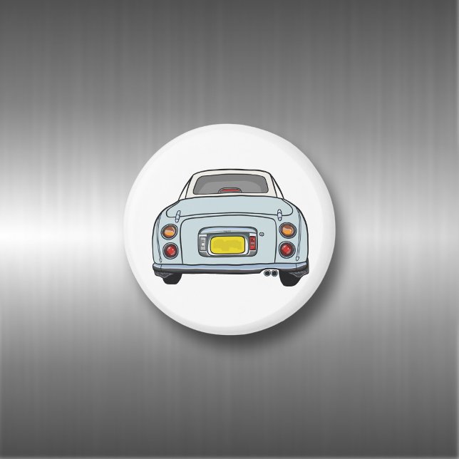 Imã Figuras Pálidas Aqua Figaro Car Magnet (Fun figgy magnet just for you. Handy for checking for rust on your pale aqua figaro car)