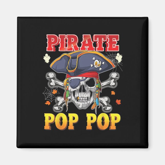 Imã Figurino de Halloween Pirate Pop-pop (Frente)