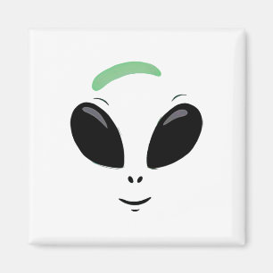 Imã Figurino do Dia das Bruxas na Alienígena Verde