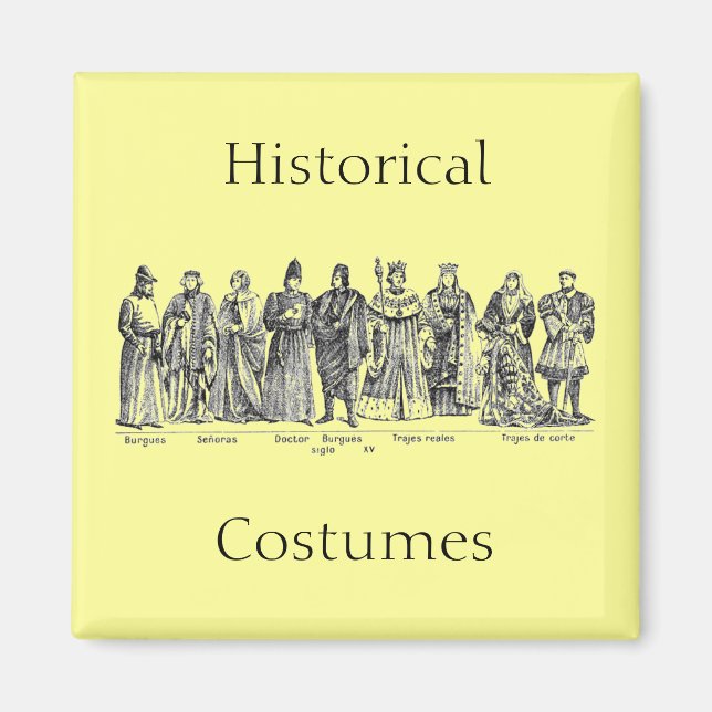 Imã Figurinos Históricos (Frente)