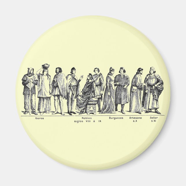 Imã Figurinos Históricos (Frente)