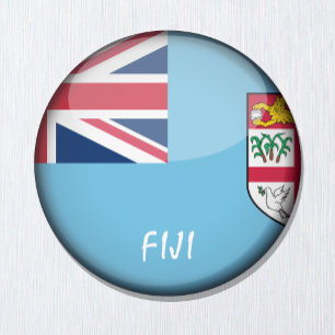 Imã Fiji, Bandeira das Fiji e Oceânia - viagem/fãs d