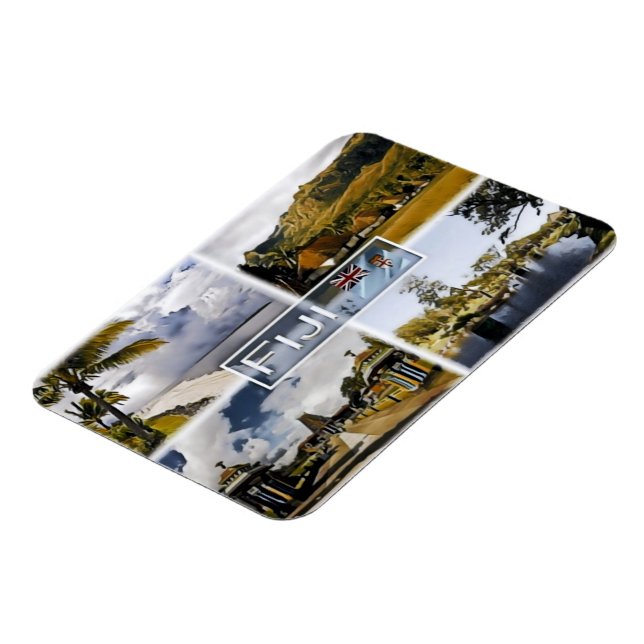 Ímã Fiji - Mosaico - (Left Side)