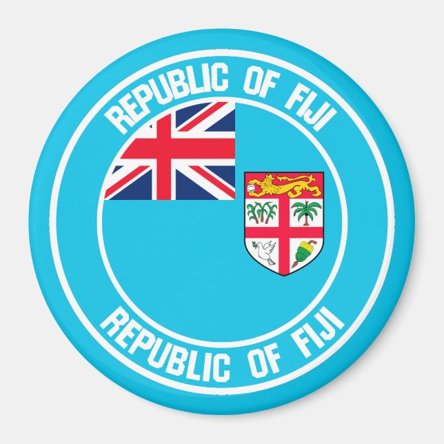Imã Fiji Round Emblem (Frente)