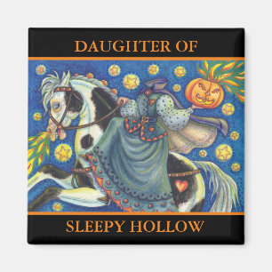 Imã FILHA DE DORMIR HALLOWEEN MAGNET Square