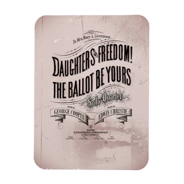 Ímã Filha do Voto é Sua (Vertical)