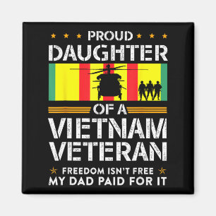 Imã Filha orgulhosa de um veterano do Vietnã liberdade