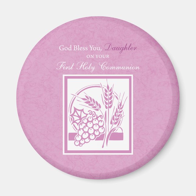 Imã Filha Primeira Comunhão, Rosa (Frente)
