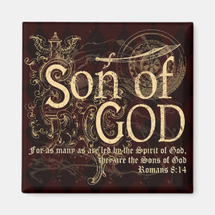 Imã Filho do deus, cristão do 8:14 dos romanos
