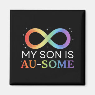Imã Filho é Au-Som Conscientização do Autismo Autista
