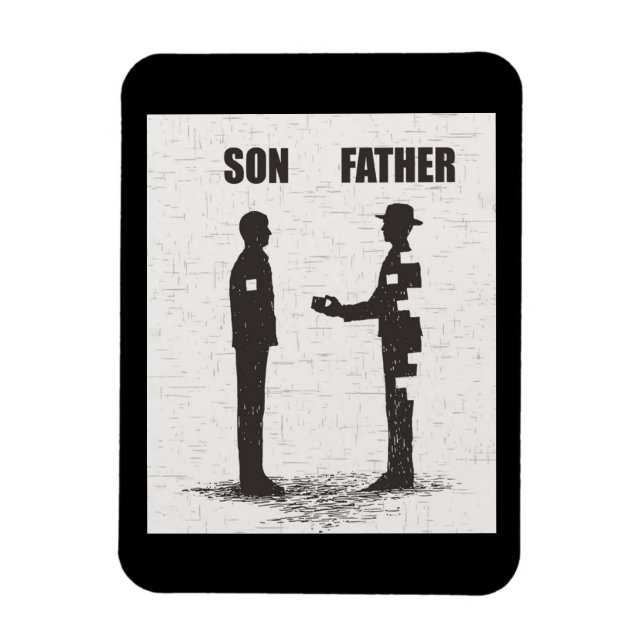 Ímã Filho E Pai (Vertical)