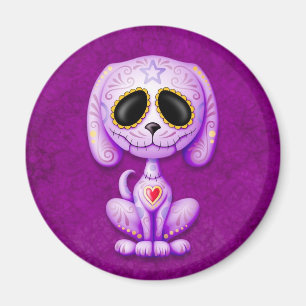 Imã Filhote de cachorro roxo do açúcar do zombi