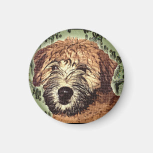 Imã Filhote de cachorro Wheaten Macio-Revestido de