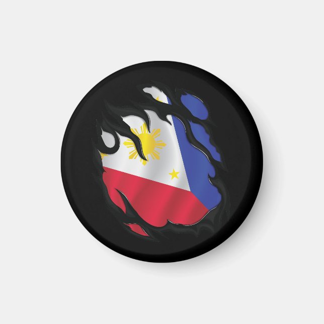 Imã Filipinas - Bandeira em relevo (Frente)