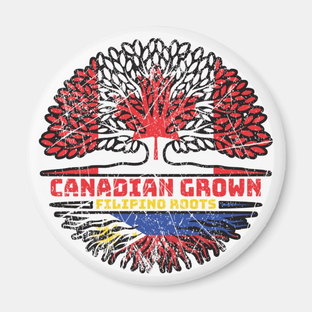 Imã Filipinas Filipino Canadá Árvores do Canadá Fl (Frente)