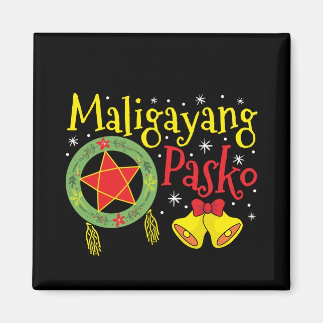 Imã Filipinas Filipino Natal Maligayang Pasko (Frente)