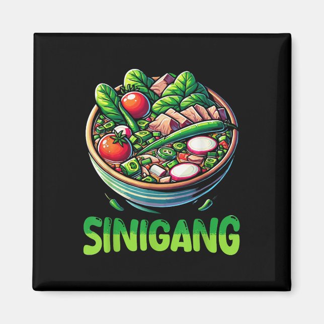 Imã Filipinas Sinigang Filipino Comida Pino (Frente)