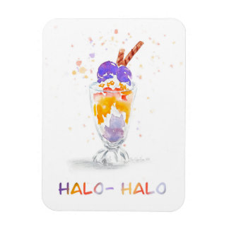 Ímã Filipino/Halo Halo Watercolor Magnet Filipino