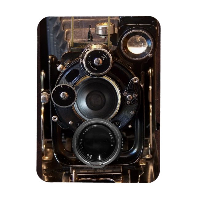 Ímã Filme de fotografia com câmara antiga (Vertical)