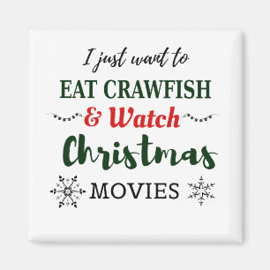 Imã Filmes e lagostas de Natal Funny Cajun Louisiana
