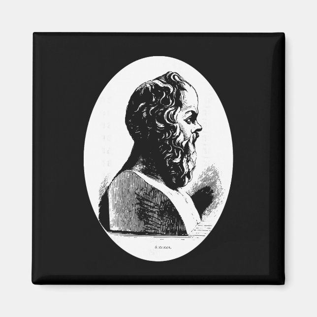 Imã Filósofo Sócrates Filosofia Presente Professor Gre (Frente)