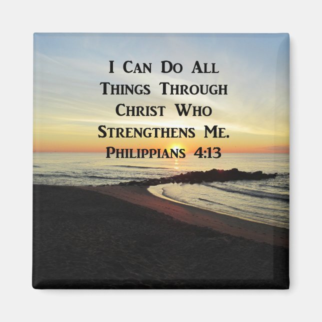 IMÃ FILPÍPIOS RETIRADOS VERSO DA SCRIPTURE 4:13 (Frente)