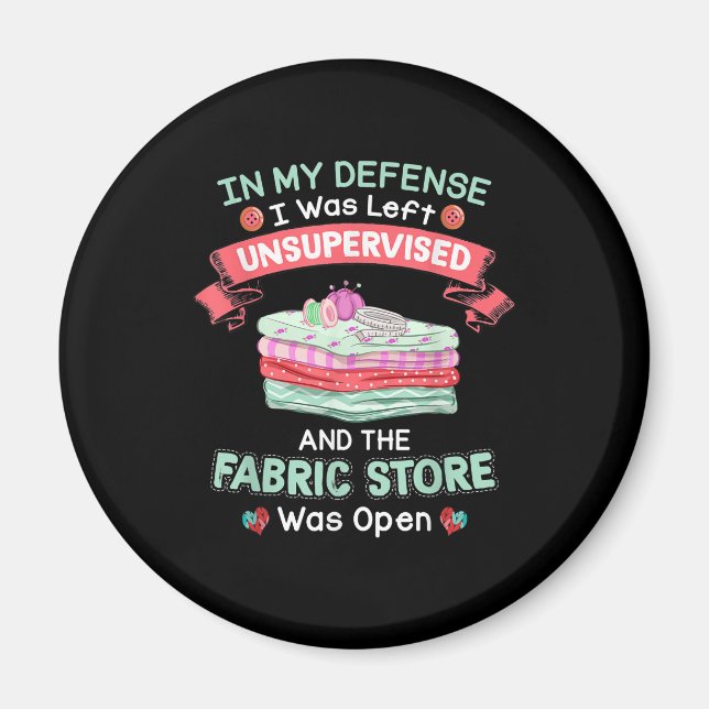 Imã Filtros de Tecidos Engraçados (Frente)