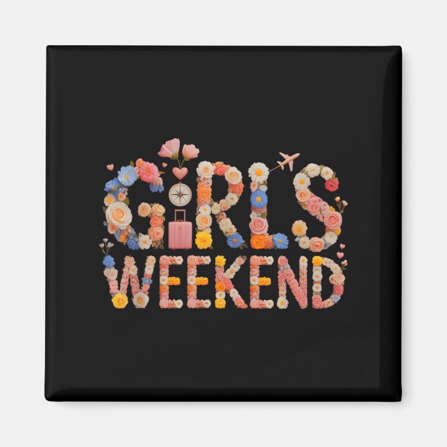 Imã Fim de semana de garotas fofas melhores amigas fér (Frente)