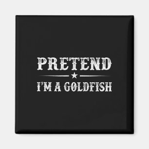 Imã Fim de semana de halloween de peixinho dourado em