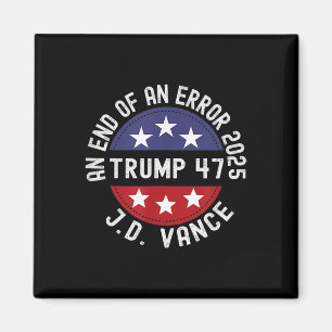 Imã Fim De Um Erro De Inauguração Da Trump Vance Trump