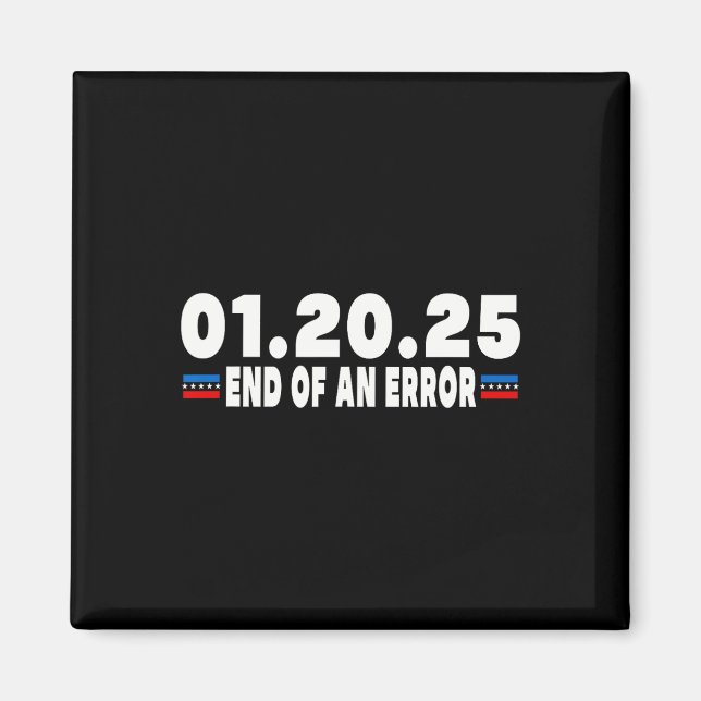 Imã Fim De Um Erro No Dia De Inauguração Jan 20 (Frente)
