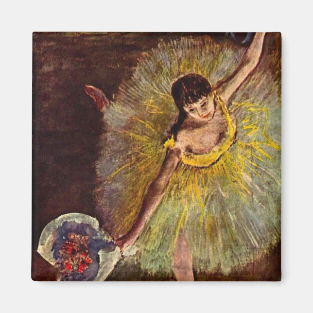 Imã Fim de uma Arabesque de Edgar Degas, Ballet Antigo (Frente)
