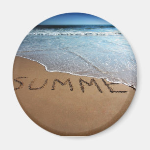 Imã Fim do verão na costa de Califórnia